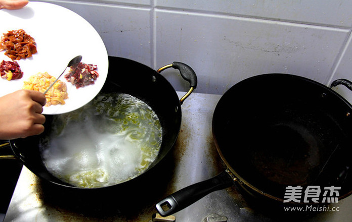 Chicken Blood Tofu Soup recipe