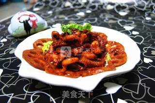 Spicy Grilled Octopus in Dongling Electronic Oven recipe