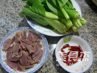 Duck Gizzard Stir-fried Vegetable Core recipe