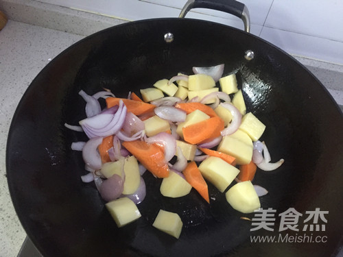 Curry Pork Chop Rice recipe