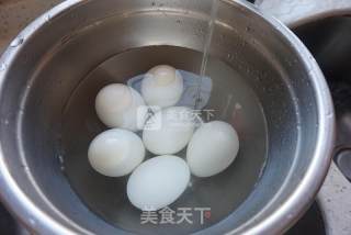 Homemade Fried Salted Duck Eggs recipe