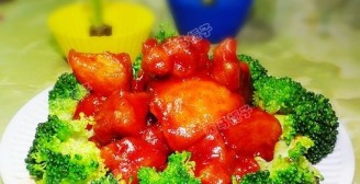 Apple Chicken with Tomato Sauce recipe