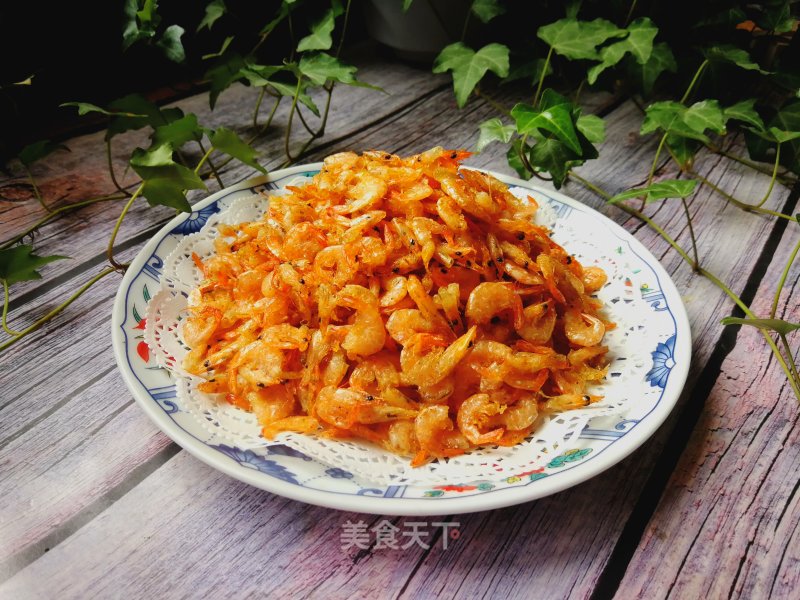 Fried Small River Prawns recipe