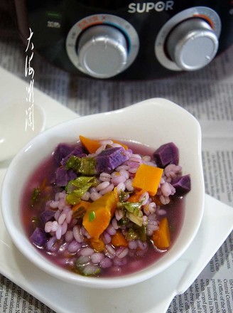 Barley Rice and Vegetable Porridge recipe