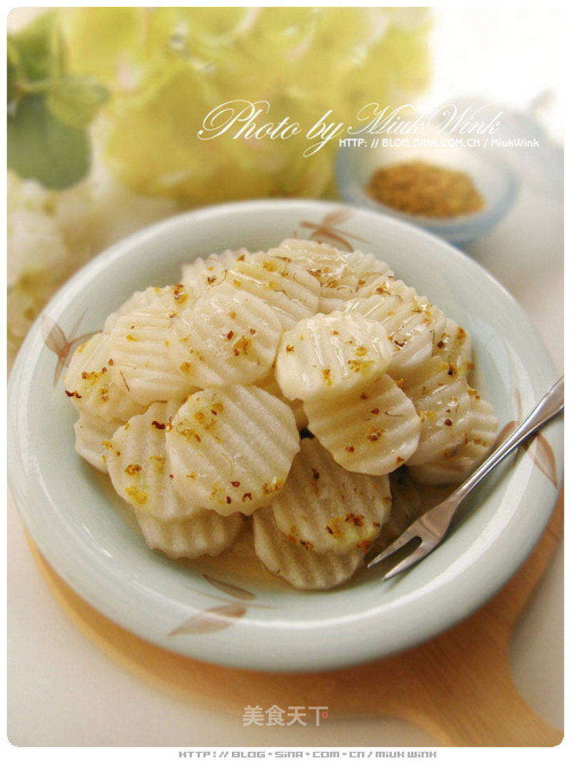 [steamed Osmanthus Yam] Super Simple recipe
