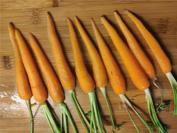 Roasted Baby Carrots with Teriyaki Sauce recipe