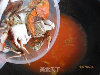 Rice Cake Crab with Tomato Sauce recipe