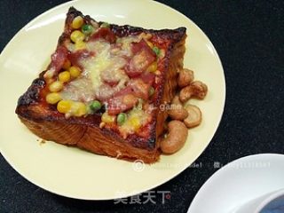 Variety of Delicious Toast Small Pizza ★quick Delicious Dessert ★ recipe