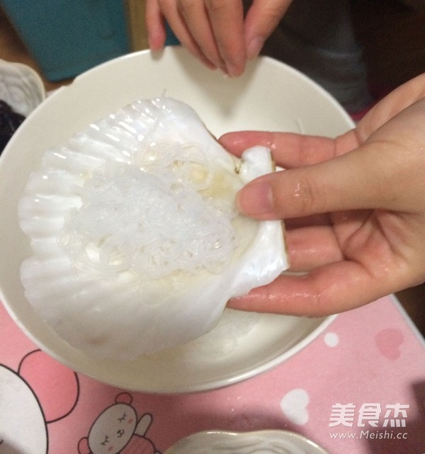 Steamed Scallops with Garlic Vermicelli recipe