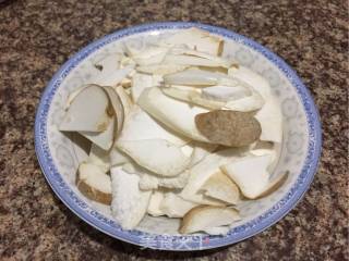 "egg Delicacy" Fried King Pleurotus with Whitebait and Egg recipe