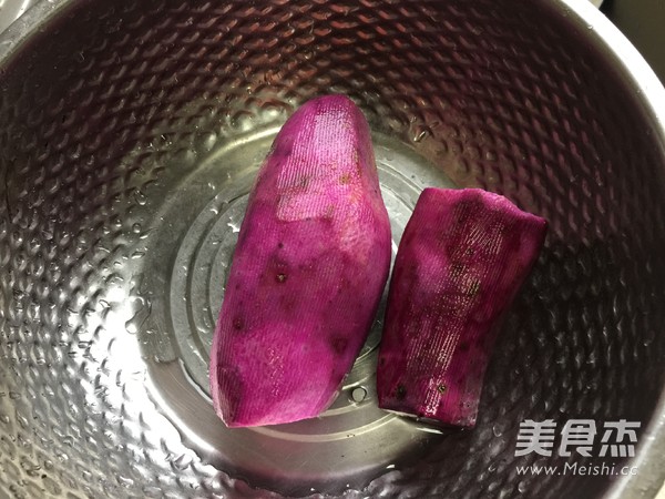 Osmanthus Purple Yam Tart recipe