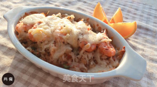 Two Meals Kitchen丨winter Italian Sweet Shrimp Baked Rice [two Meals Original] recipe