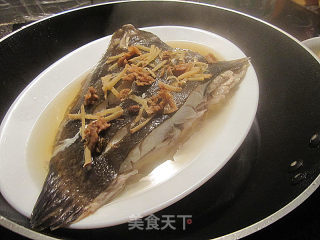 Steamed Zuokou Fish with Winter Vegetables recipe