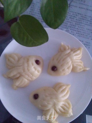 Steamed Noodle Fish-cute Little Goldfish recipe