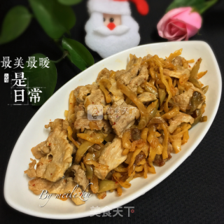 Stir-fried Pork with Mustard recipe