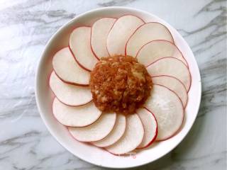 Steamed Radish with Minced Meat recipe