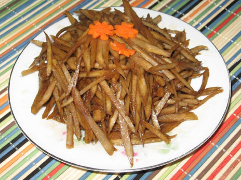 Stir-fried Burdock Shreds recipe