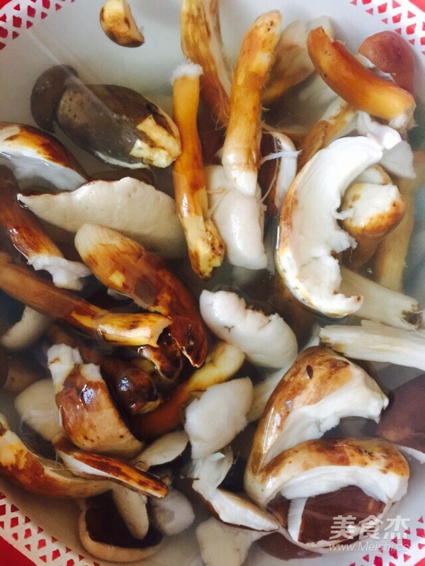 Stir-fried Wild Porcini Mushrooms recipe