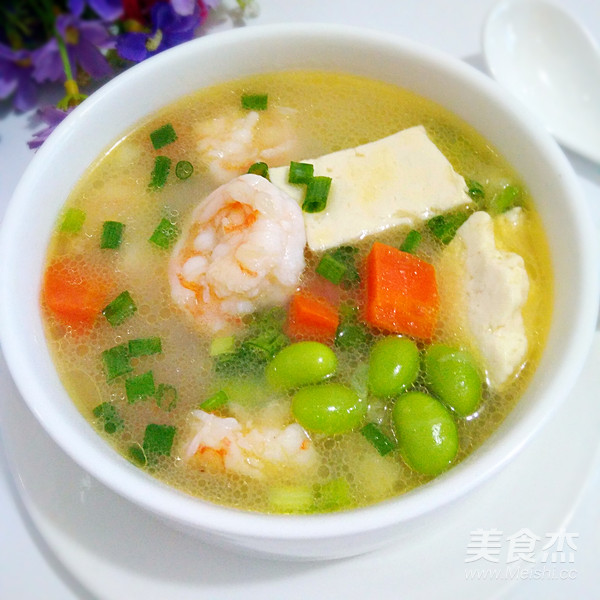 Shrimp Tofu Soup recipe