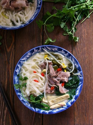 Braised Noodles in Lamb Soup recipe