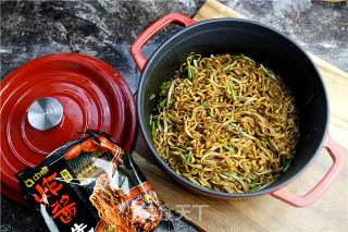 Bean Sprouts Fried Noodles recipe