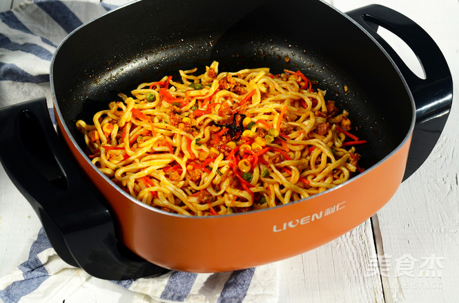 Korean Fried Noodles recipe