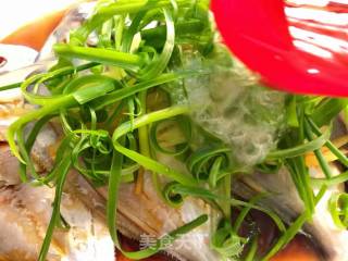 Steamed White Pomfret recipe