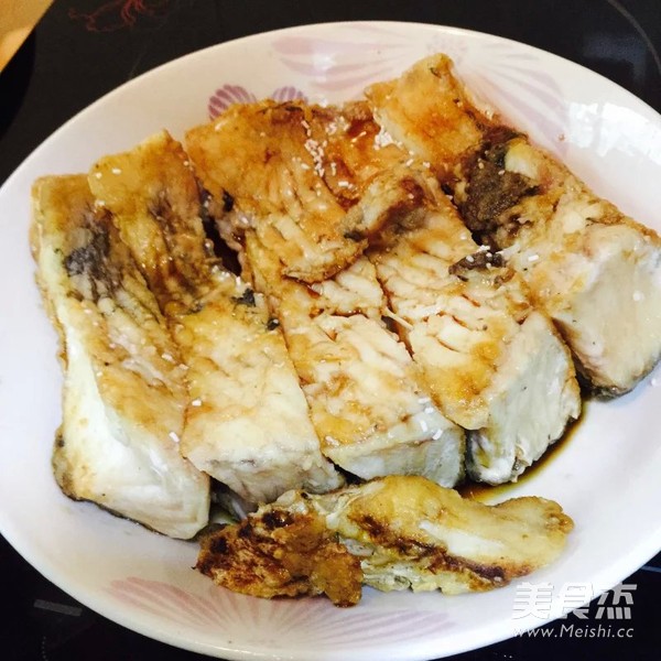 Steamed Fish Belly with Mustard recipe