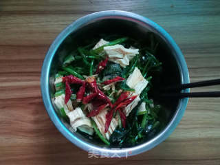 Spinach with Yuba recipe