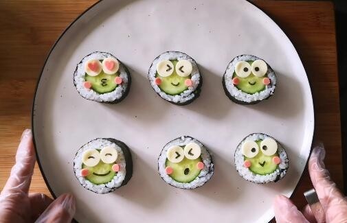 Mung Bean Frog Sushi recipe