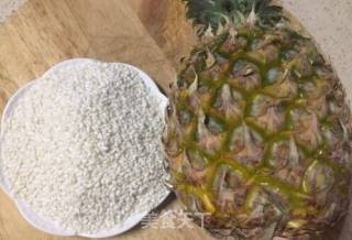 Fruity Glutinous Rice with Pineapple (pineapple) Rice recipe