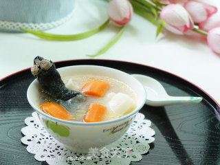 Fresh Chinese Yam Black Chicken Soup recipe