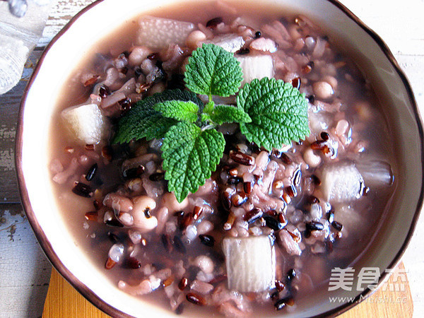 Glutinous Rice Porridge with Yam recipe