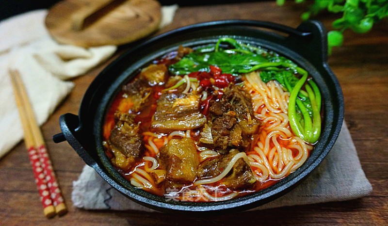 Pork Ribs Rice Noodle Claypot recipe