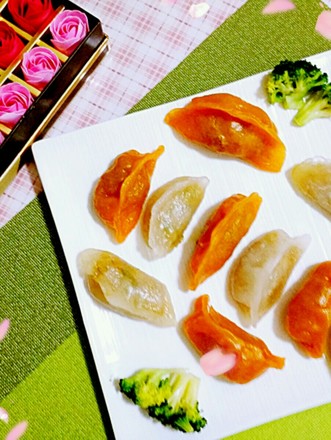 Colorful Crystal Steamed Dumplings recipe