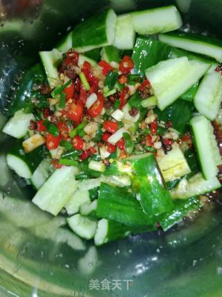 Hot and Sour Cucumber recipe
