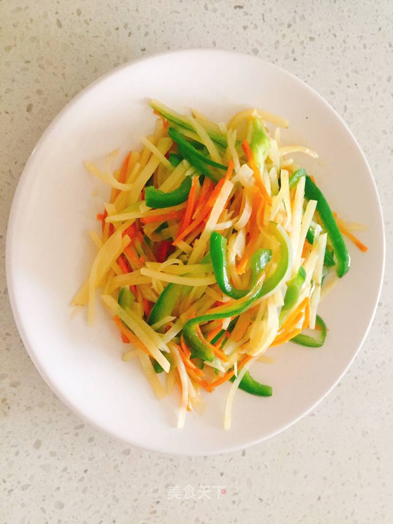 Vegetarian Stir-fried Three Silk recipe