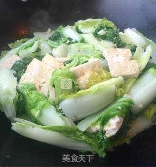 Tofu Stewed with Cabbage recipe