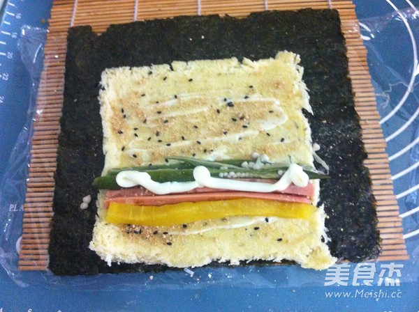 Toast Sushi Roll recipe