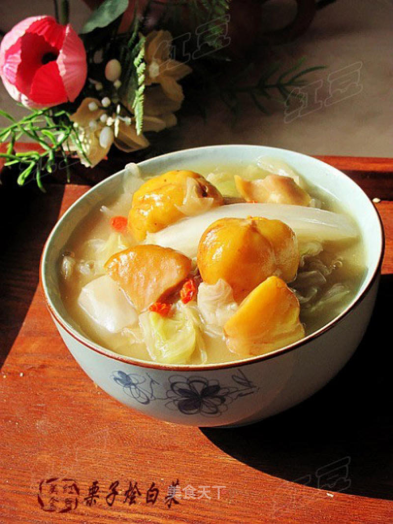 Braised Cabbage with Chestnuts recipe