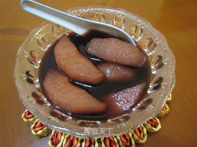 Red Wine Boiled Pear recipe
