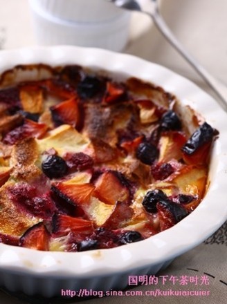 Fresh Fruit Bread Pudding recipe