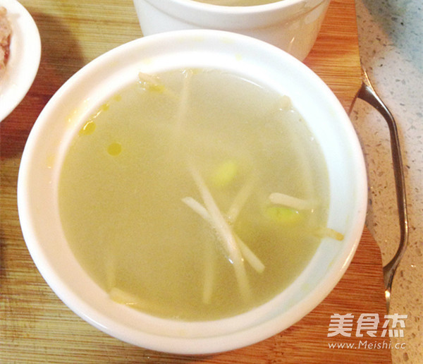 Bean Sprout Meat Cake Soup recipe