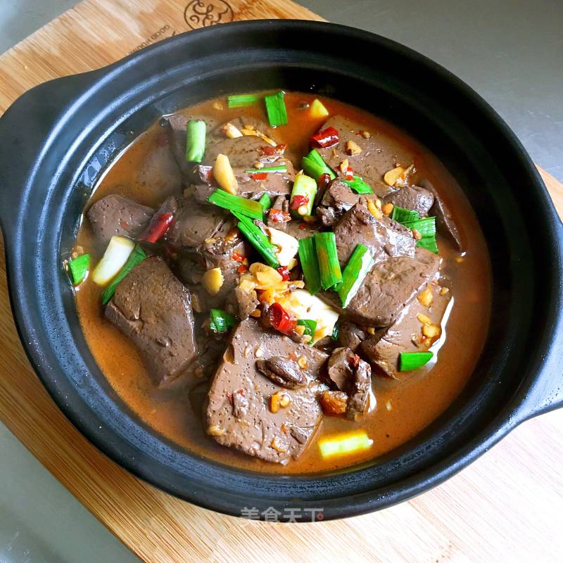 Braised Duck Blood recipe