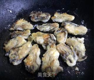 Fried Oysters on Iron Plate recipe