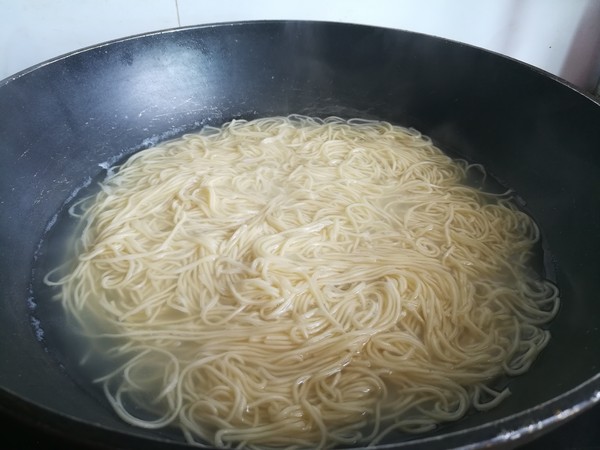 Garlic Mustard Noodles recipe