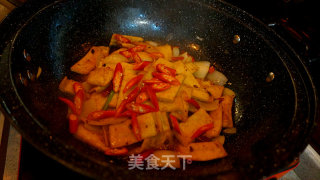 Braised White Dried Tofu in Sauce recipe