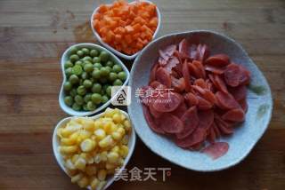 Rice Cooker Sausage and Vegetable Claypot Rice recipe