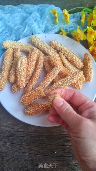 Crispy Sesame Sticks recipe