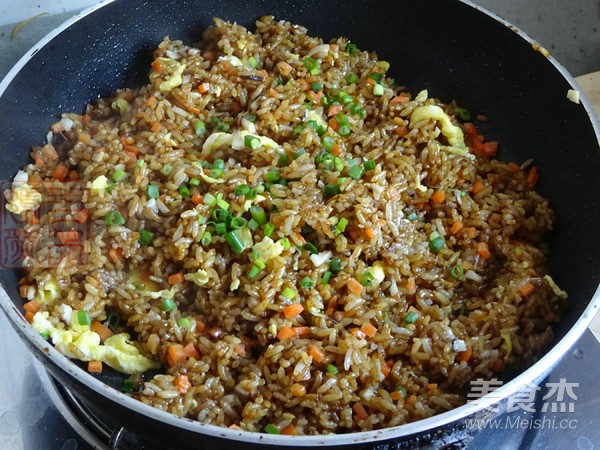 Assorted Soy Sauce Fried Rice recipe